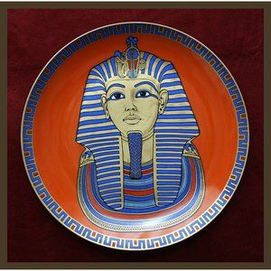 Limited Edition 10" porcelain plate - Egyptian King Tut - Kaiser, West Germany